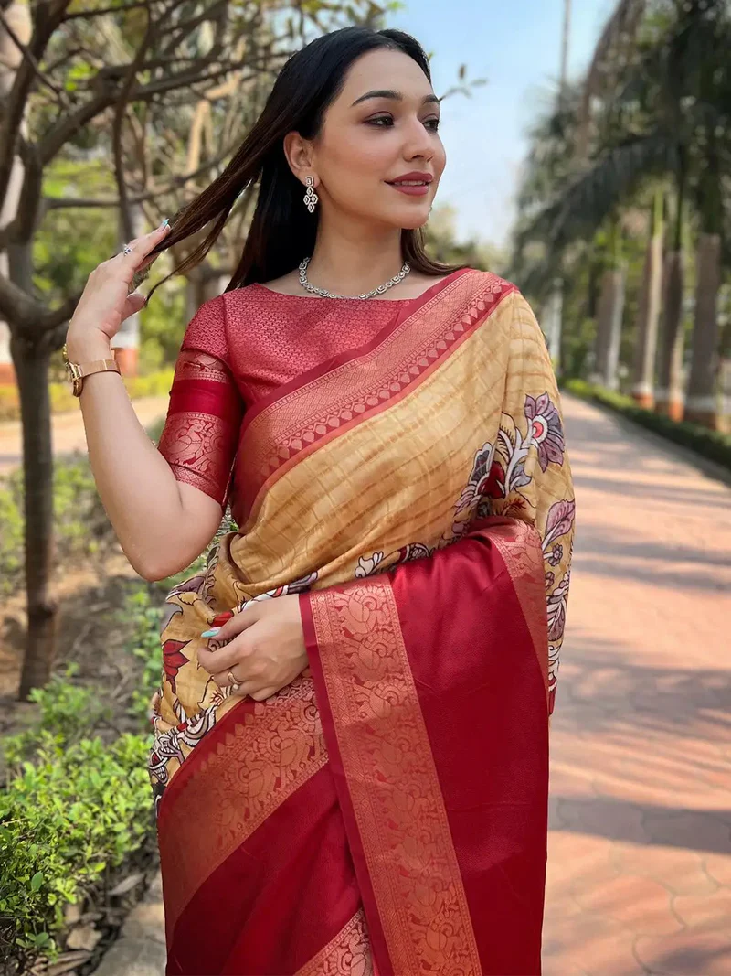 Stunning Pink Georgette Saree — Printed Georgette