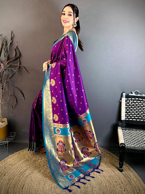 Signature Sea Green Organza Saree — Organza