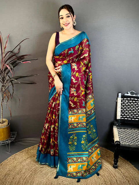 Exquisite Black & Silver Designer Net Saree — Sequinned Net