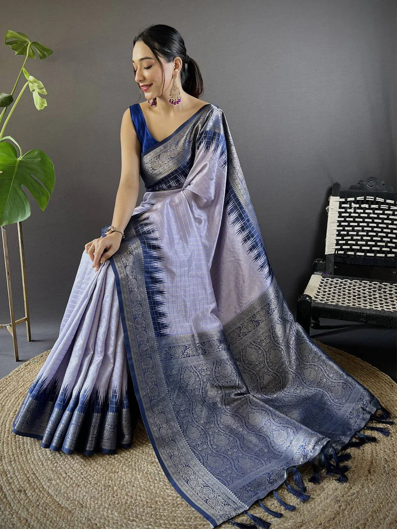 Timeless Sea Green Organza Saree — Embroidered Organza