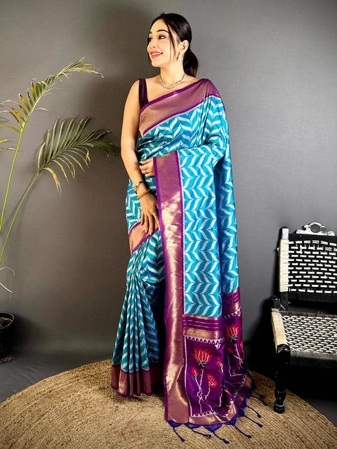 Royal Black & Silver Designer Net Saree — Embroidered Net