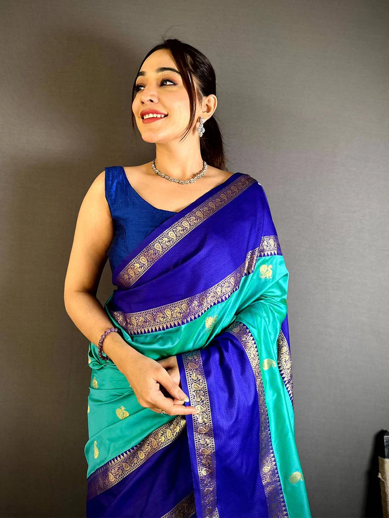 Timeless Natural Gold Tussar Silk Saree — Tussar Silk