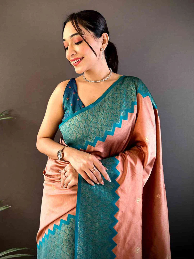 Graceful Navy Blue Georgette Saree — Satin Georgette