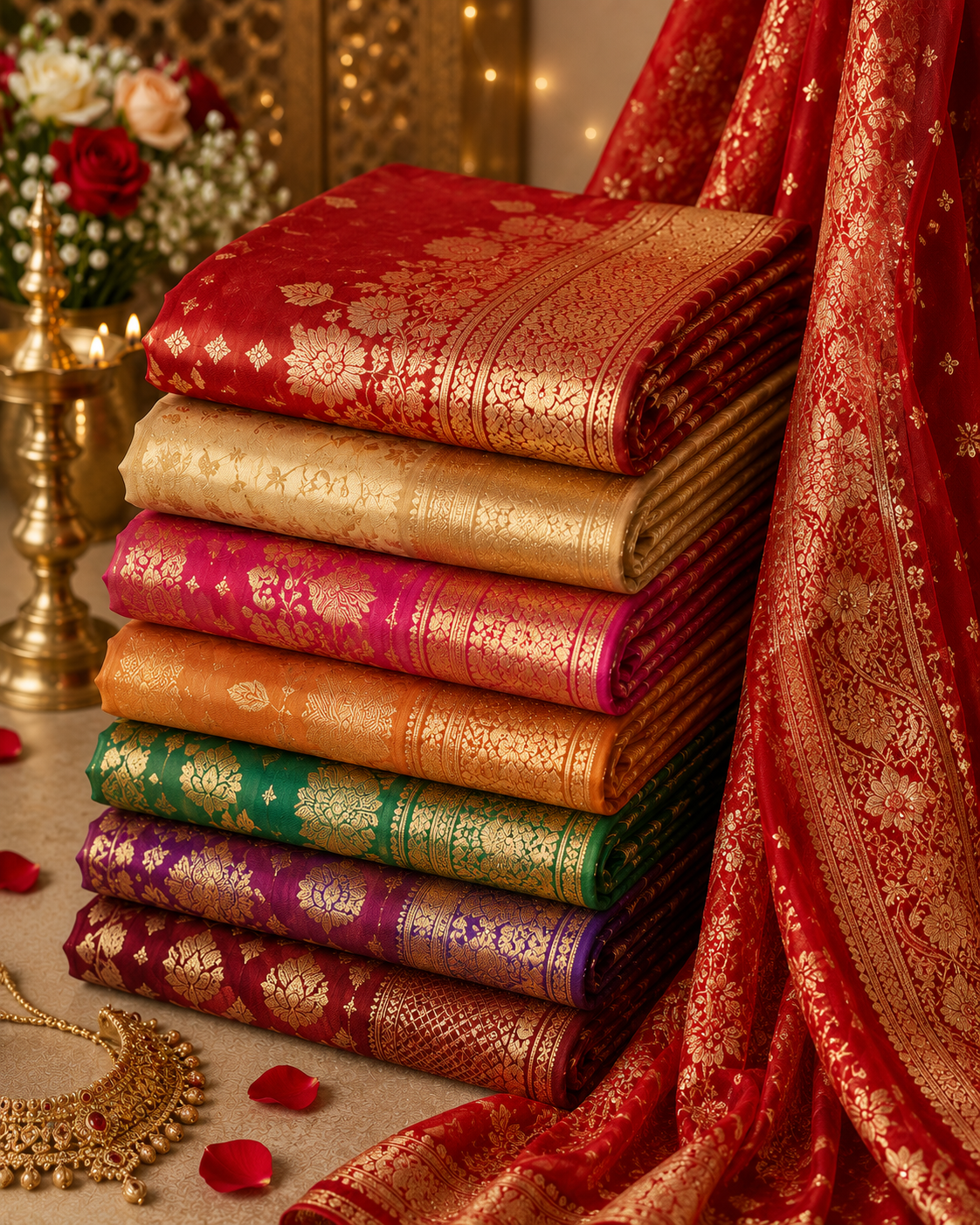 Bridal & Wedding Sarees — Magizh Clothes