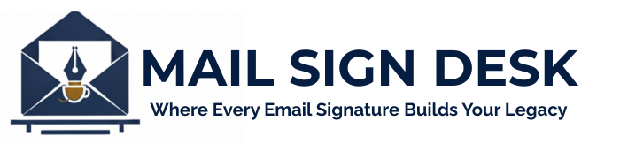 Mail Sign Desk