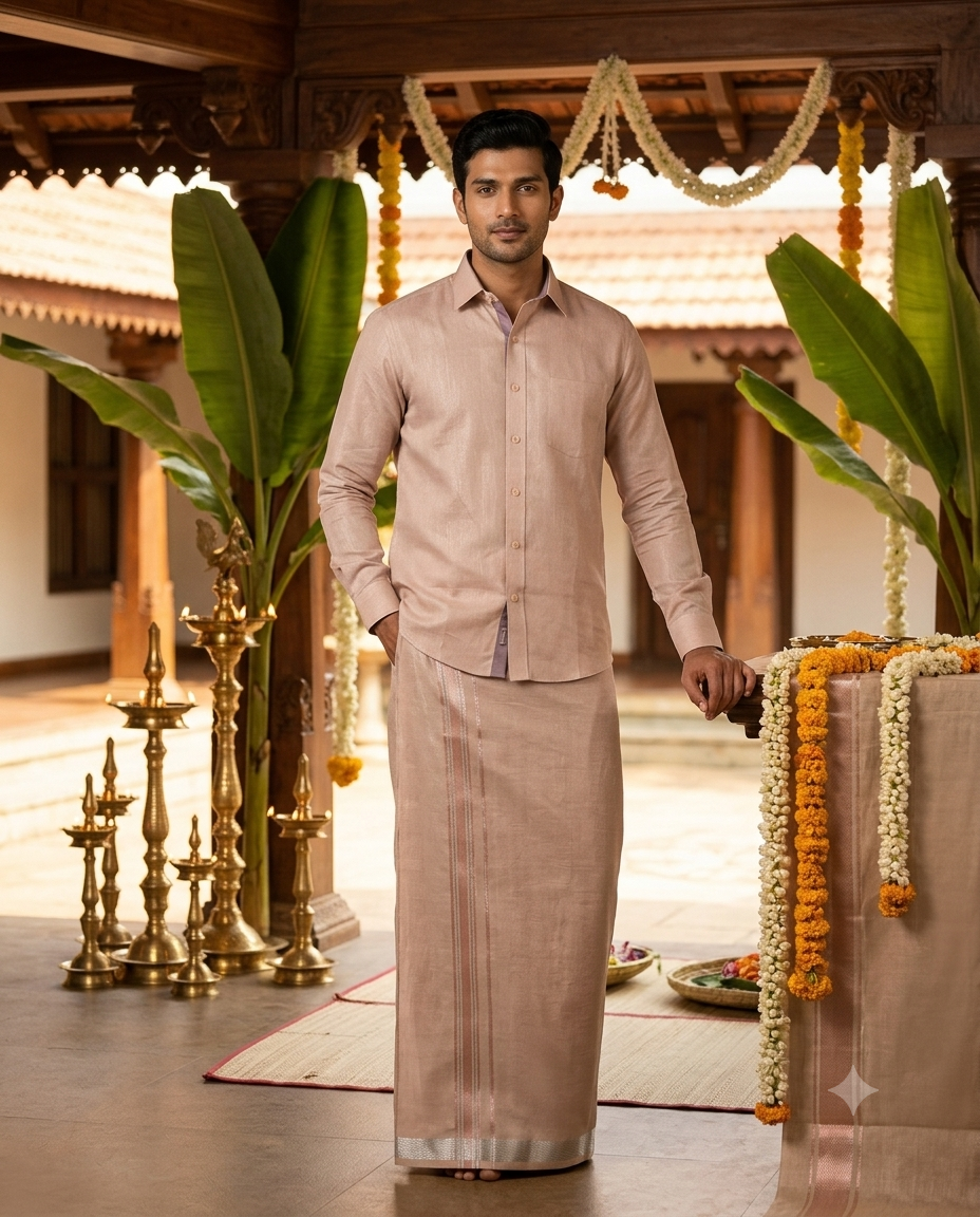 Vaibhava Tissue Combo - Light pink Color — silk type tissue