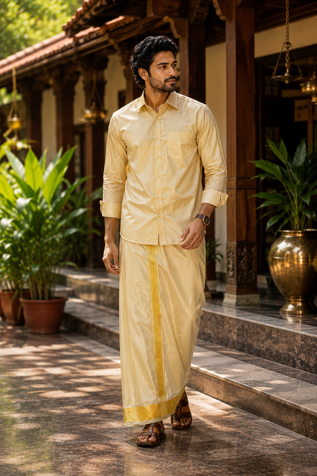 Art Silk Combo - Fresh Peach