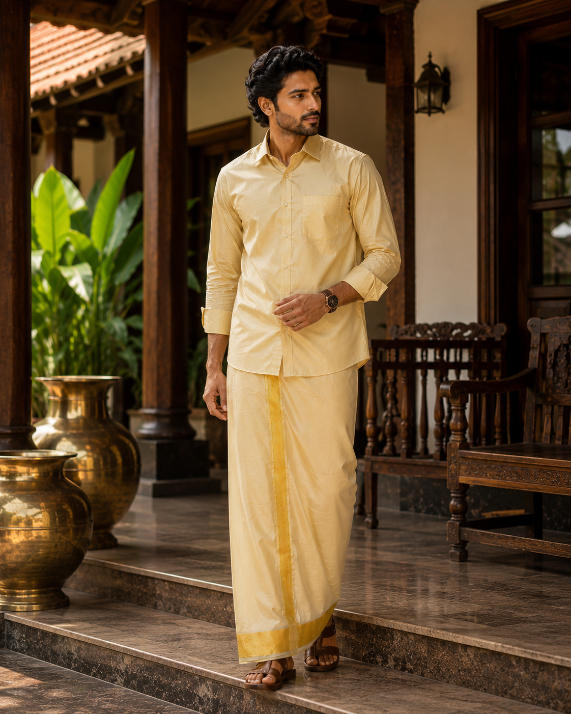 Art Silk Combo - Fresh Peach