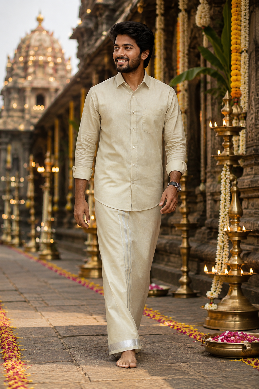 Vaibhava Tissue Combo - Pista Color — silk type tissue